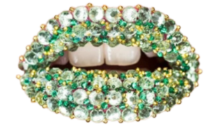 A glitterly mouth